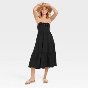 Universal Thread Black Strapless Dress Size XXL NWOT